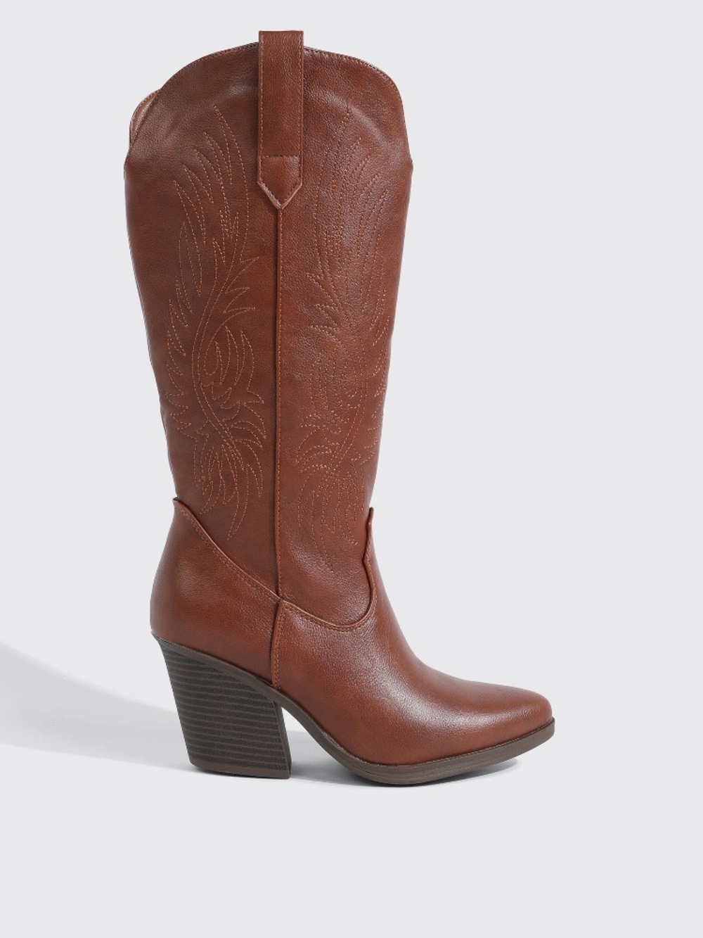 Ardene Brown Western tall Heeled Boot 9
